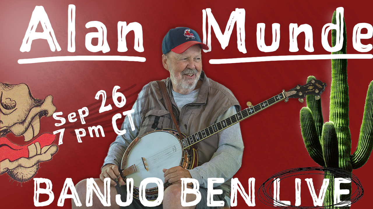 & HowTo Banjo Ben LIVE Backup with Alan Munde Banjo