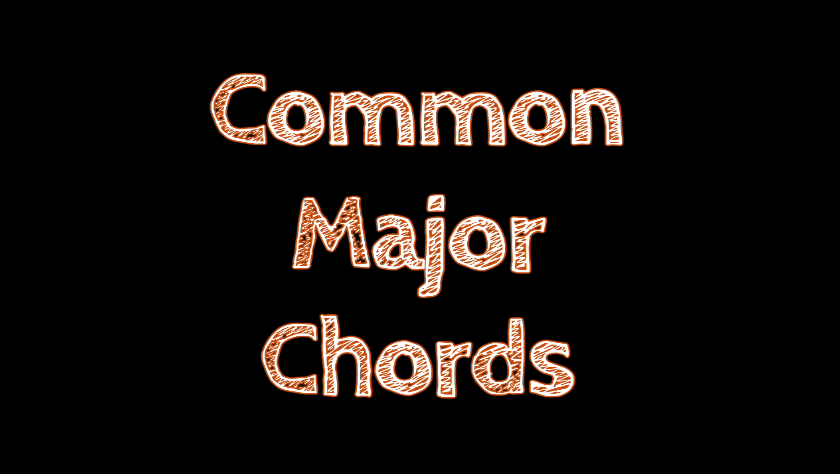 G Major Chord Common Major Chords Guitar Banjo Ben Clark